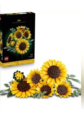 LEGO  Botanicals Sunflower Bouquet 11502 Building Set - NIB